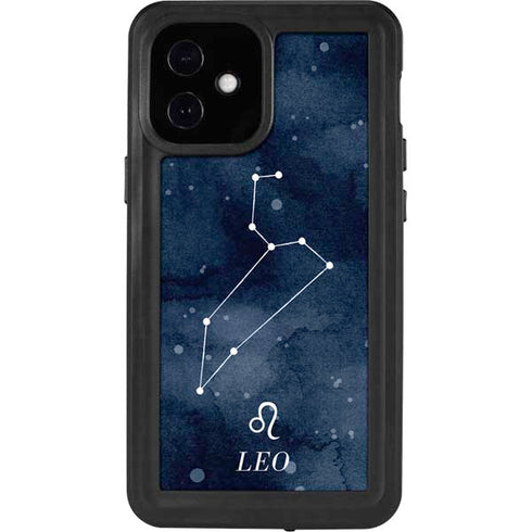 Leo Constellation iPhone 12 Mini Waterproof Case