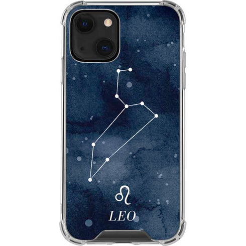 Leo Constellation iPhone 14 Plus Clear Case
