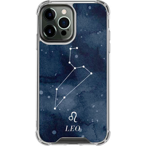 Leo Constellation iPhone 14 Pro Max Clear Case
