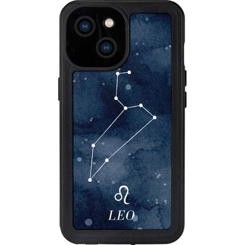 Leo Constellation iPhone 15 Waterproof Case