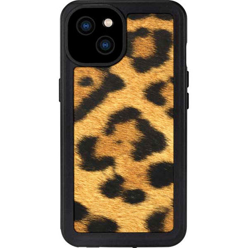 Leopard iPhone 15 Plus Waterproof Case