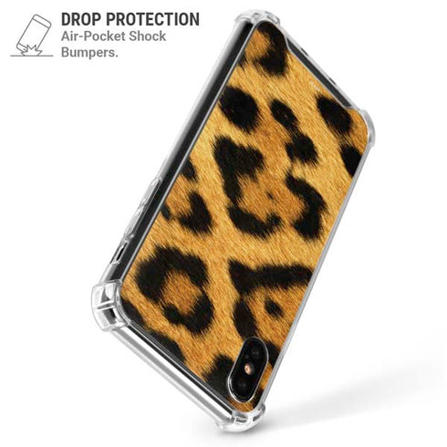 Leopard iPhone XS Max Clear Case