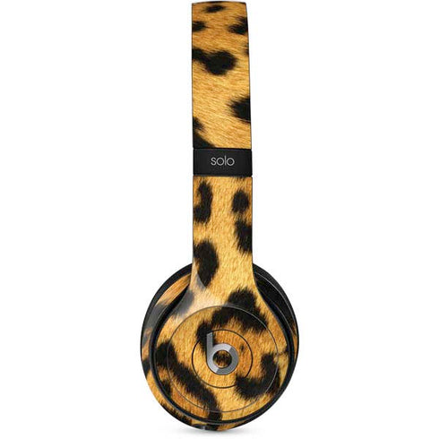 Leopard Animal Print Beats Solo 2 Wired Skin