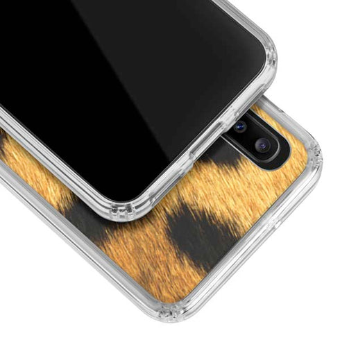 Leopard Animal Print Galaxy A20 Clear Case