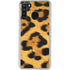 Leopard Animal Print Galaxy A21 Clear Case