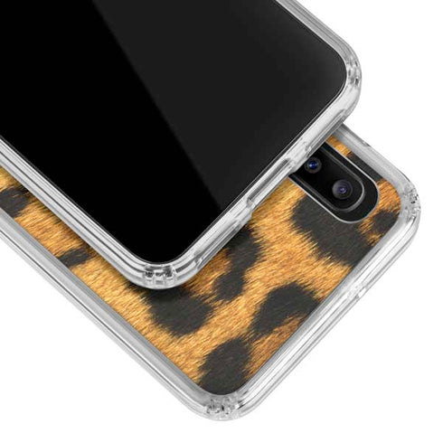 Leopard Animal Print Galaxy A30 Clear Case