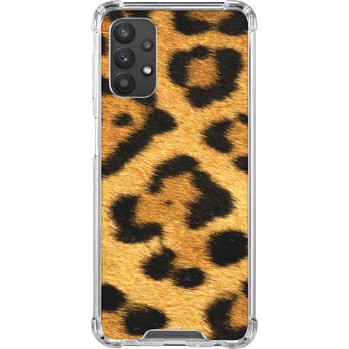 Leopard Animal Print Galaxy A32 5G Clear Case