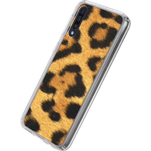 Leopard Animal Print Galaxy A50 Clear Case