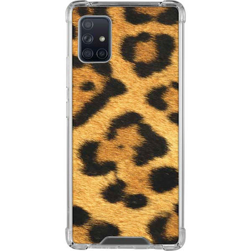 Leopard Animal Print Galaxy A51 5G Clear Case