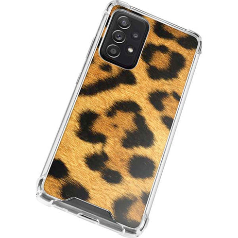 Leopard Animal Print Galaxy A52 5G Clear Case