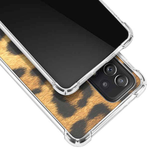 Leopard Animal Print Galaxy A52 5G Clear Case
