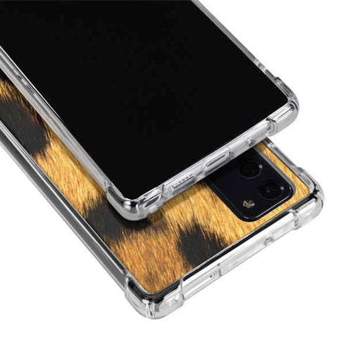Leopard Animal Print Galaxy Note20 5G Clear Case