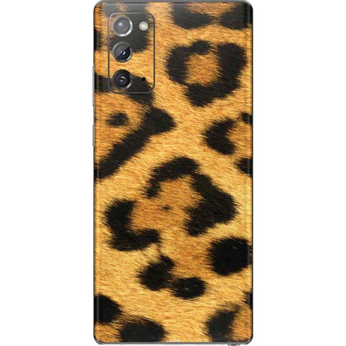 Leopard Animal Print Galaxy Note20 5G Skin