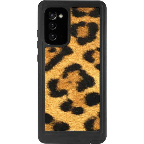 Leopard Animal Print Galaxy Note20 5G Waterproof Case
