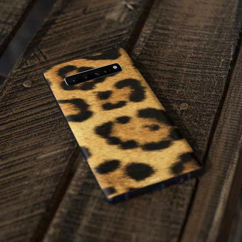 Leopard Animal Print Galaxy S10 Skin