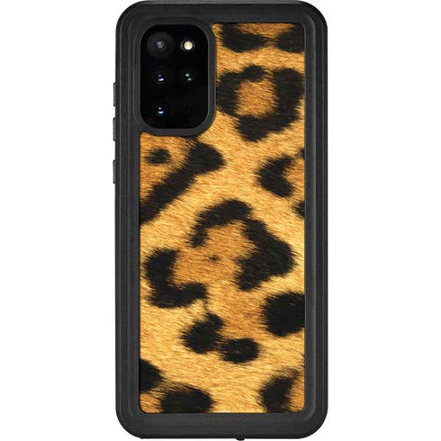 Leopard Animal Print Galaxy S20 Plus Waterproof Case