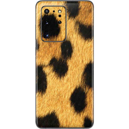 Leopard Animal Print Galaxy S20 Ultra 5G Skin
