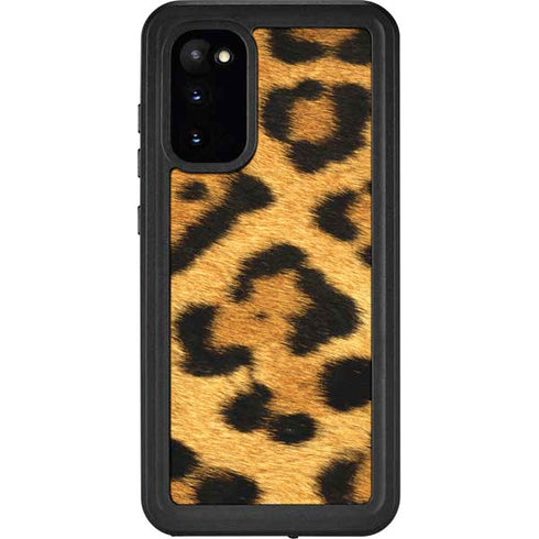 Leopard Animal Print Galaxy S20 Waterproof Case