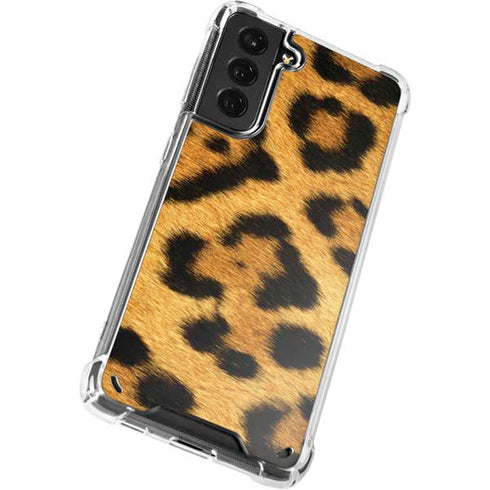 Leopard Animal Print Galaxy S21 5G Clear Case