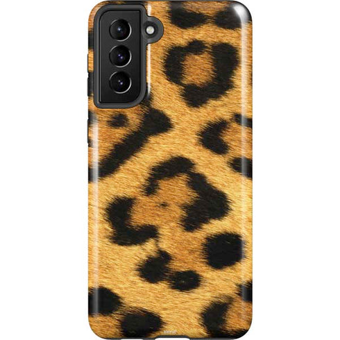 Leopard Animal Print Galaxy S21 FE Pro Case