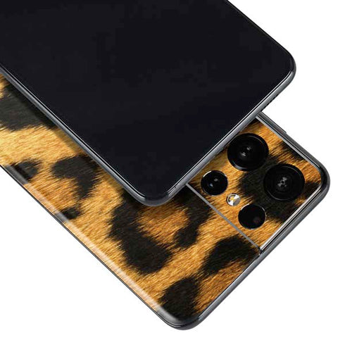Leopard Animal Print Galaxy S21 Ultra 5G Skin