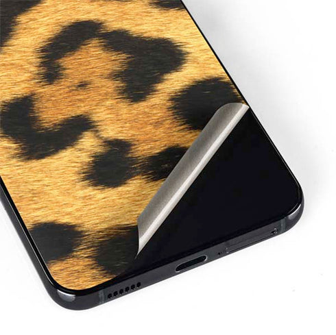 Leopard Animal Print Galaxy S22 Skin