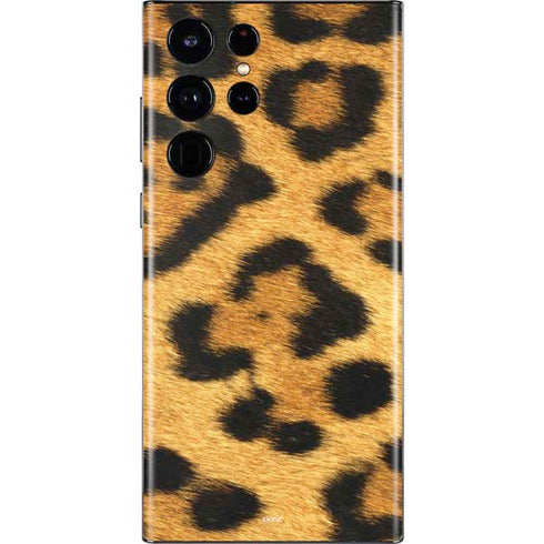 Leopard Animal Print Galaxy S22 Ultra Skin
