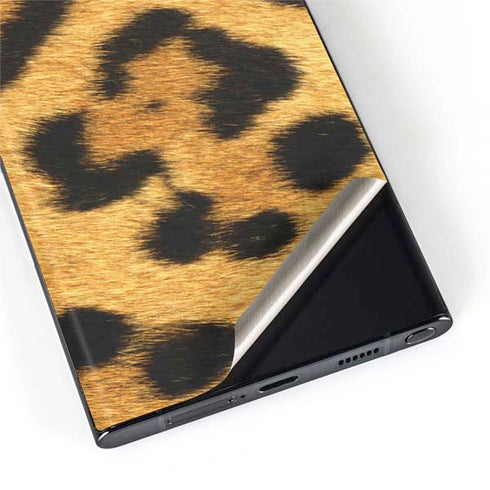 Leopard Animal Print Galaxy S22 Ultra Skin