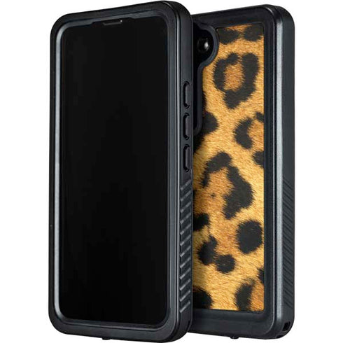 Leopard Animal Print Galaxy S23 Plus Waterproof Case