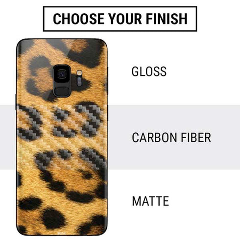 Leopard Animal Print Galaxy S9 Skin
