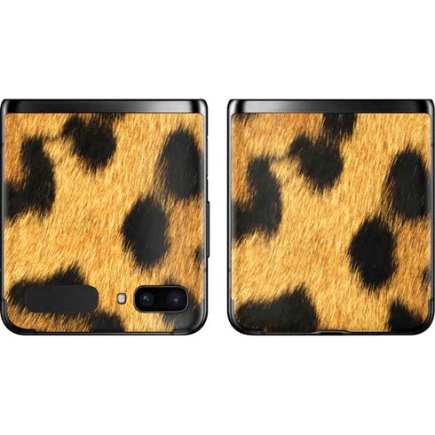 Leopard Animal Print Galaxy Z Flip Skin