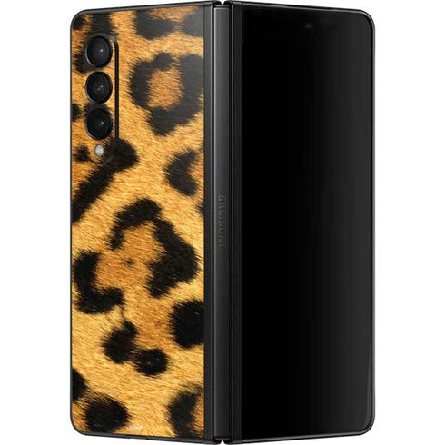 Leopard Animal Print Galaxy Z Fold3 5G Skin