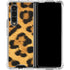 Leopard Animal Print Galaxy Z Fold4 5G Clear Case