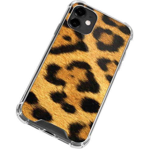Leopard Animal Print iPhone 12 Mini Clear Case