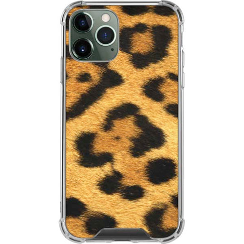 Leopard Animal Print iPhone 12 Pro Clear Case