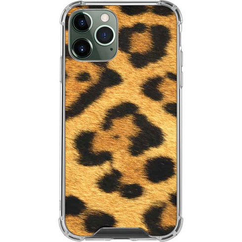 Leopard Animal Print iPhone 12 Pro Max Clear Case