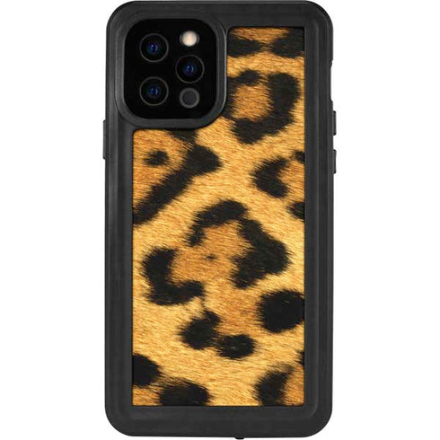 Leopard Animal Print iPhone 12 Pro Waterproof Case