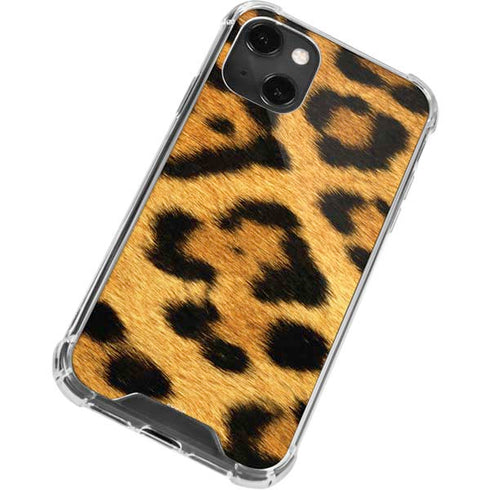 Leopard Animal Print iPhone 13 Mini Clear Case