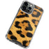 Leopard Animal Print iPhone 13 Pro Clear Case