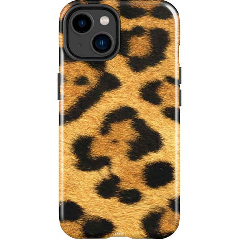 Leopard Animal Print iPhone 14 Plus Impact Case