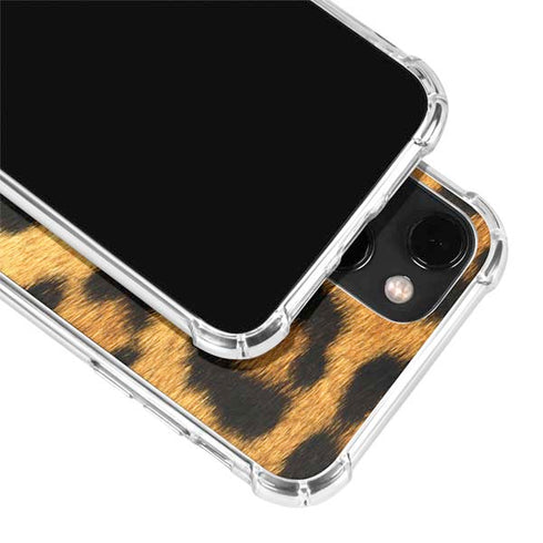 Leopard Animal Print iPhone 14 Plus Clear Case