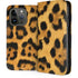 Leopard Animal Print iPhone 14 Pro Folio Case