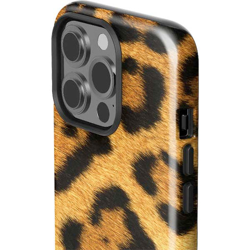 Leopard Animal Print iPhone 14 Pro Impact Case