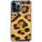 Leopard Animal Print iPhone 14 Pro Max Clear Case