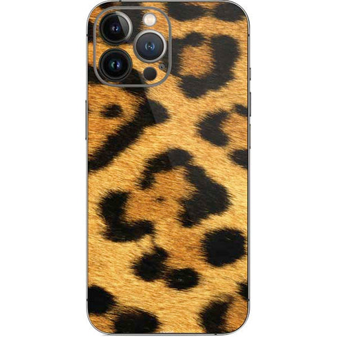 Leopard Animal Print iPhone 14 Pro Max Skin