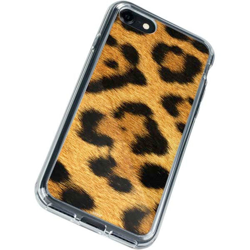 Leopard Animal Print iPhone SE (2nd & 3rd Gen) Clear Case