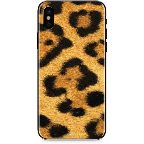 Leopard Animal Print iPhone XS Skin