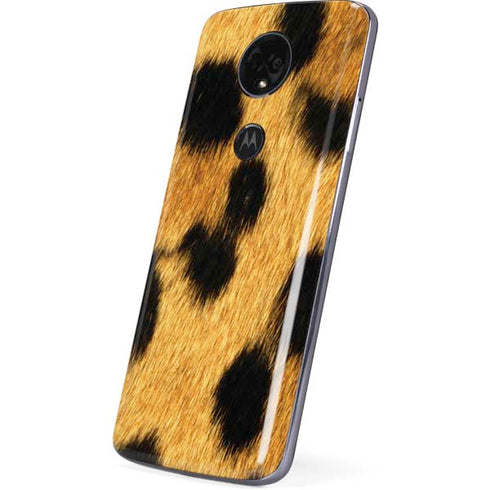 Leopard Animal Print Moto E5 Plus Skin