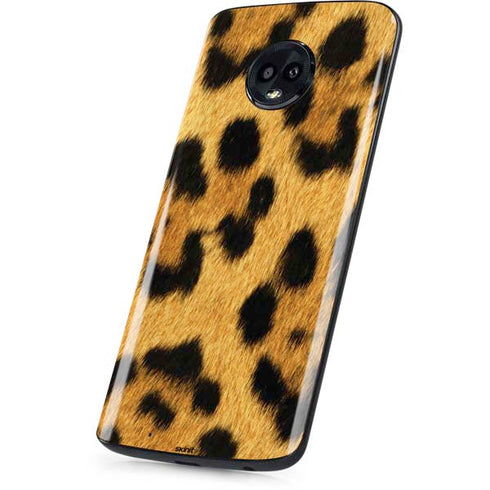 Leopard Animal Print Moto G6 Skin