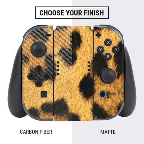 Leopard Animal Print Nintendo Switch Bundle Skin